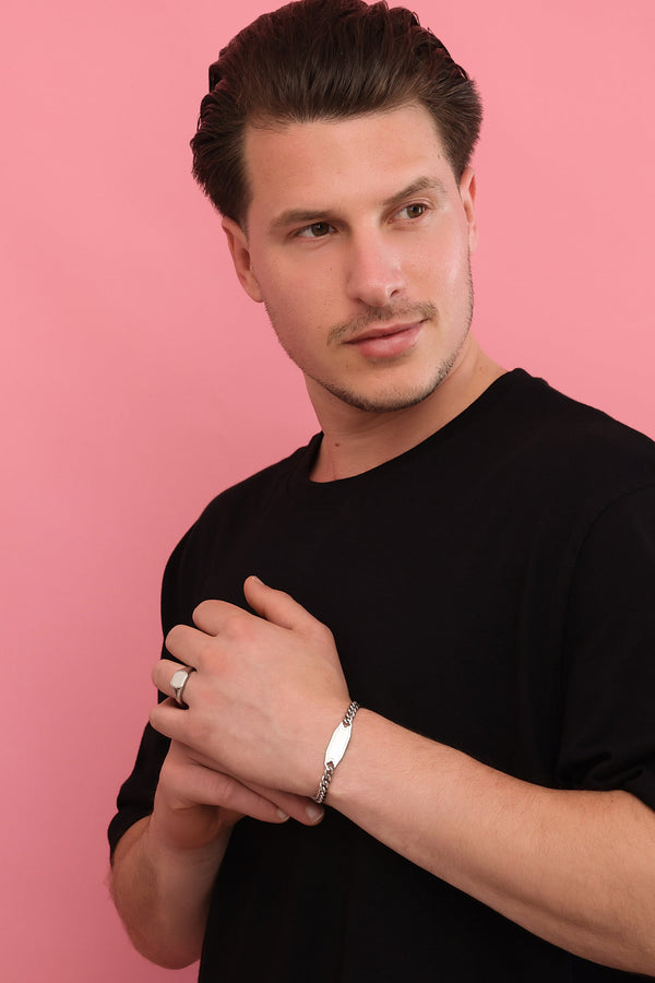 Carisma Nick's Silver "Inħobbok Pa" Bracelet