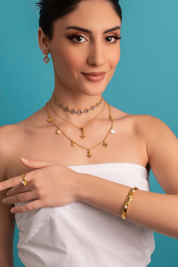 Carisma Ocean's Charm Bangle & Ring Gift Set