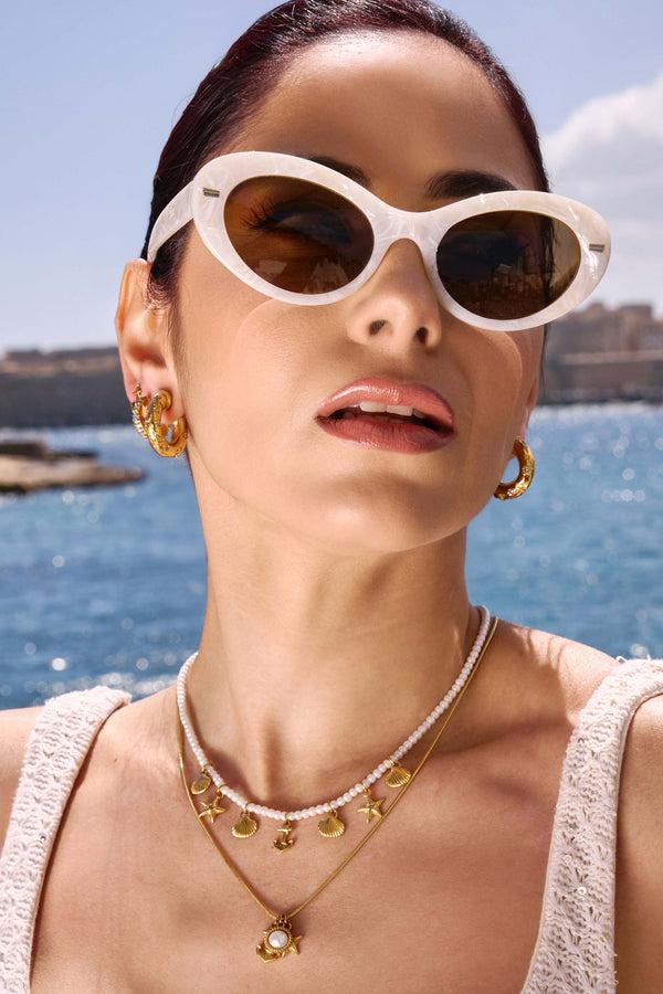 Carisma Ocean Spark Hoop Earring Set