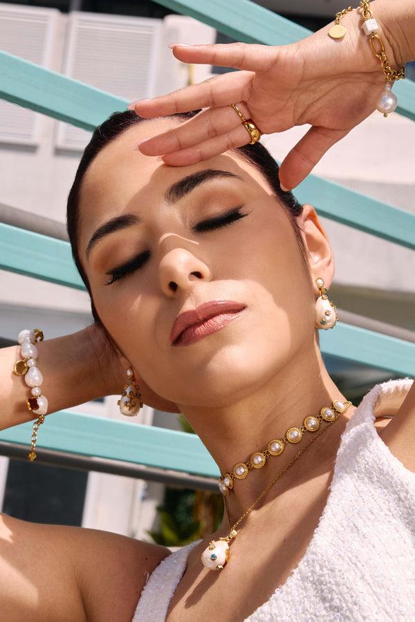 Carisma Ocean Treasure Statement Earring Set