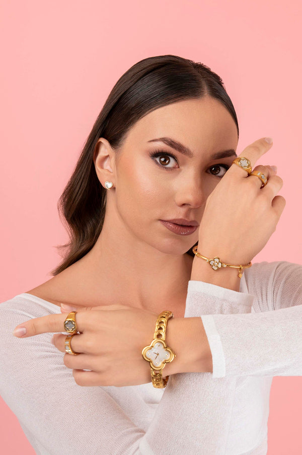 Carisma Octagonal Madre Perla Ring