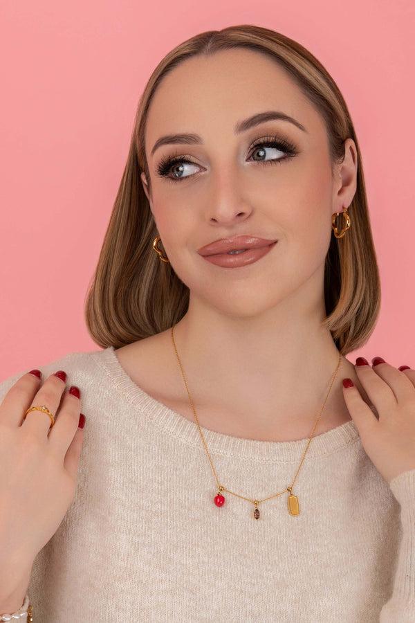 Carisma October Birthstone Toggle Charm Pendant