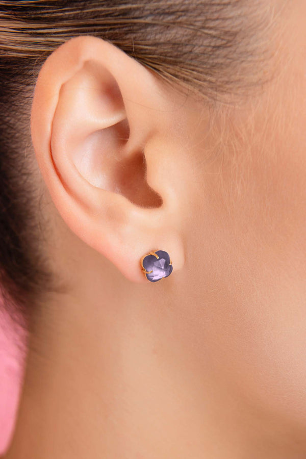 Carisma October Logo Birthstone Stud Earring Set
