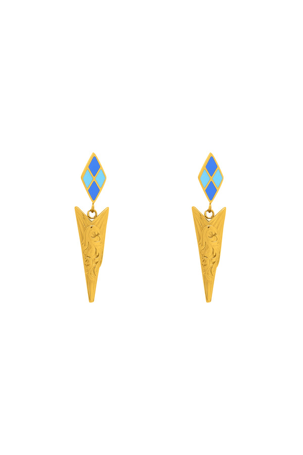 carisma Paros Drop Stud Earrings