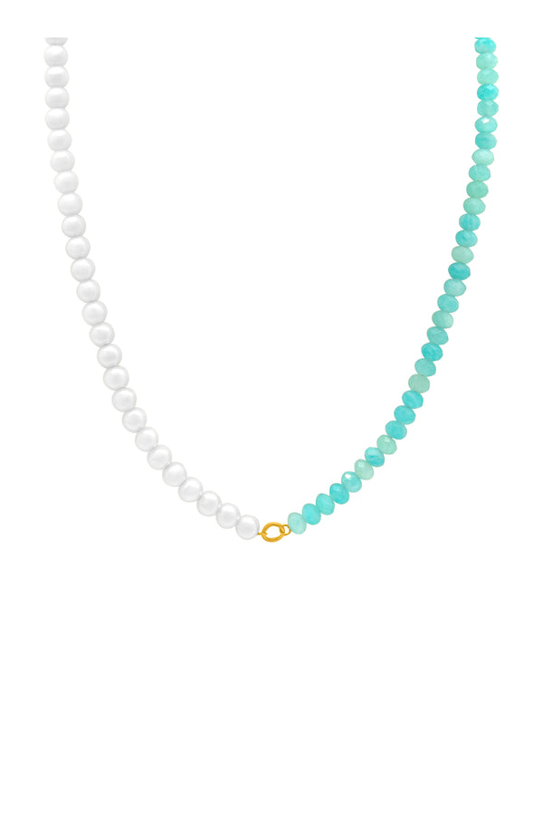 Carisma Pearl & Azure Path Necklace