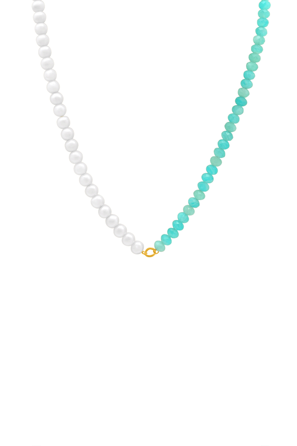carisma Pearl & Azure Path Necklace