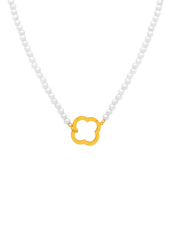 carisma Pearl Charm Necklace