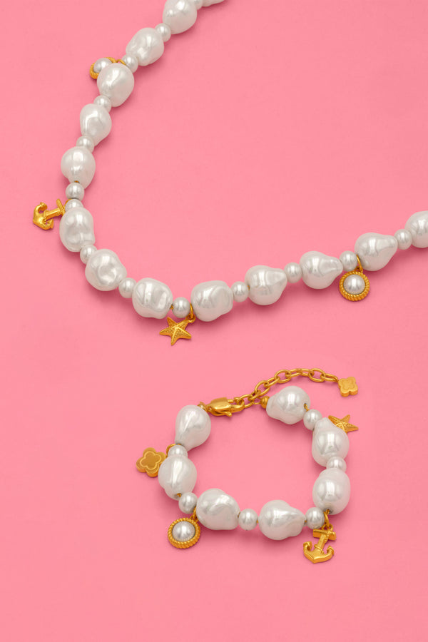 carisma Pearl Odyssey Necklace & Bracelet Gift Set