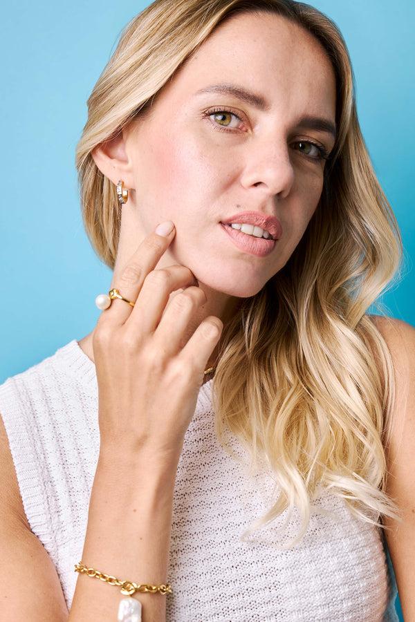 Carisma Petite Bleu Horizon Hoop Earring Set