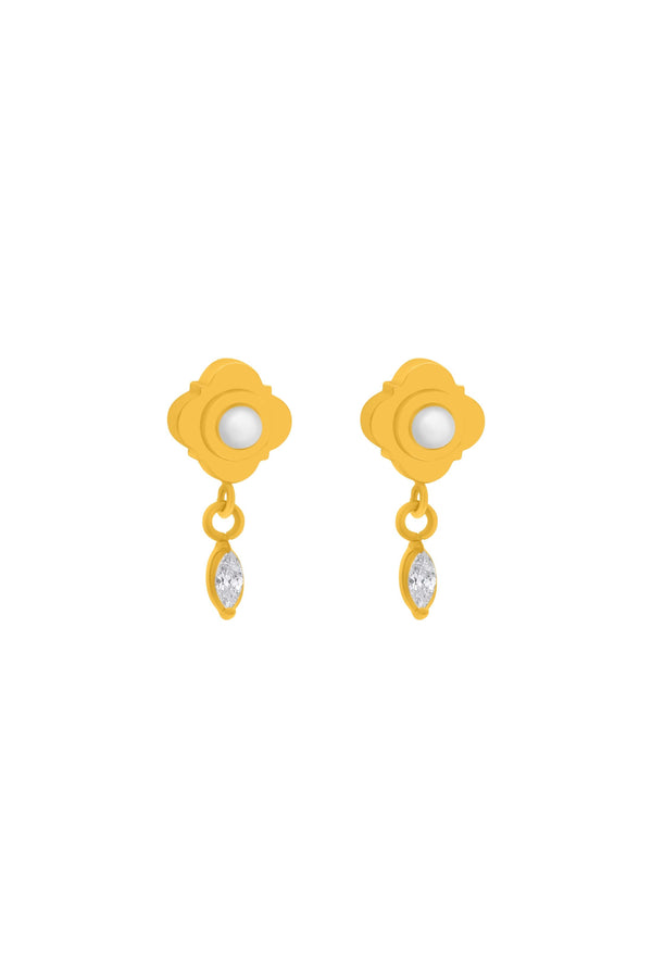 carisma Petite Perla Drop Stud Earring Set
