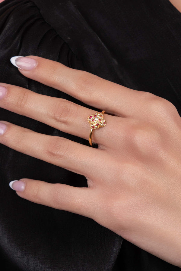 Carisma Pink Aurora Ring