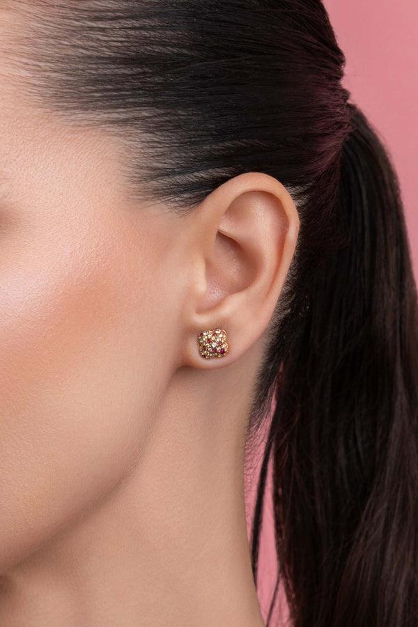 Carisma Pink Aurora Stud Earring Set