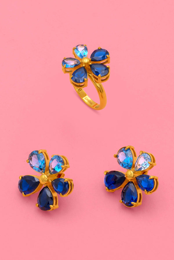 carisma Pjombini Stud Earrings & Ring Gift Set