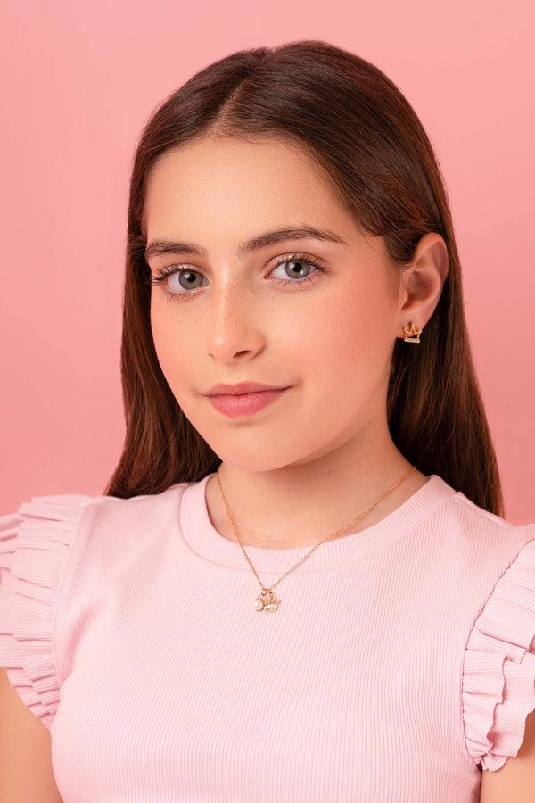 Carisma Prinċipessa Gold Stud Earring Set