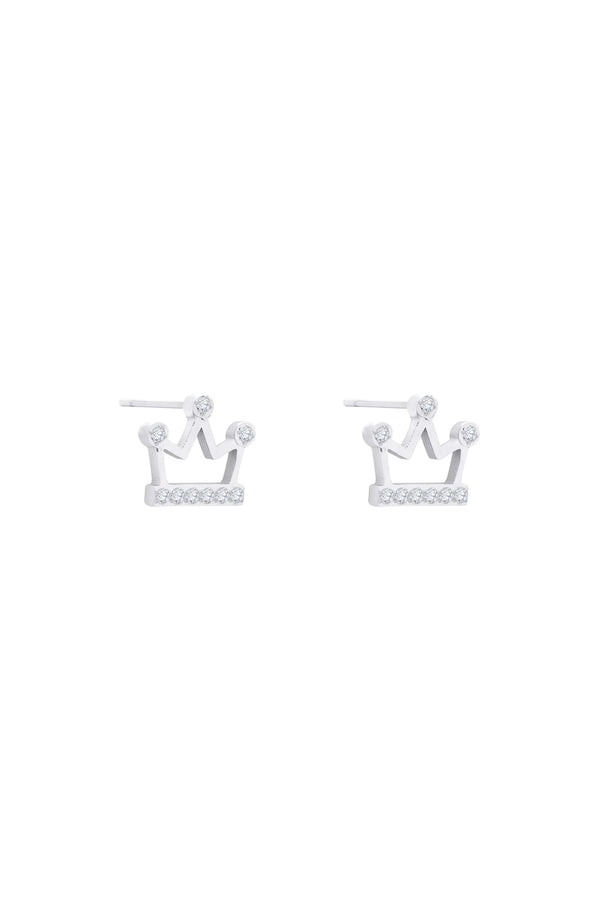 carisma Prinċipessa Silver Stud Earring Set