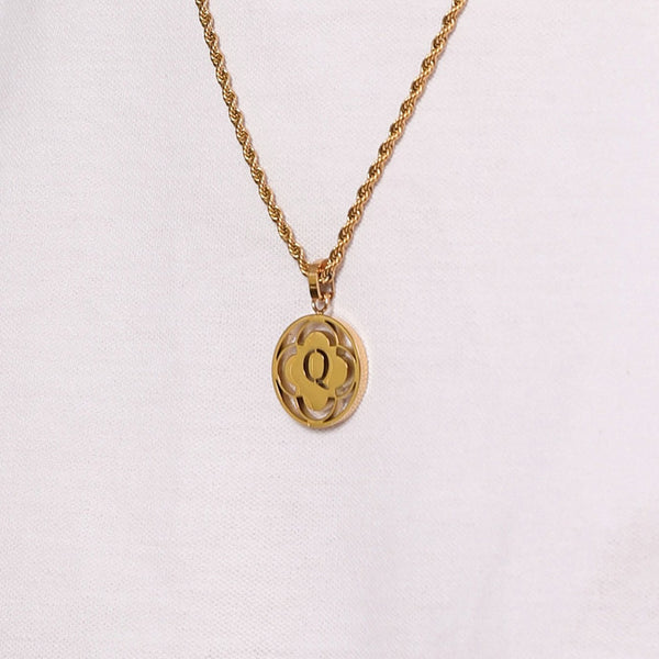 Carisma "Q" Carisma Logo Letter Pendant