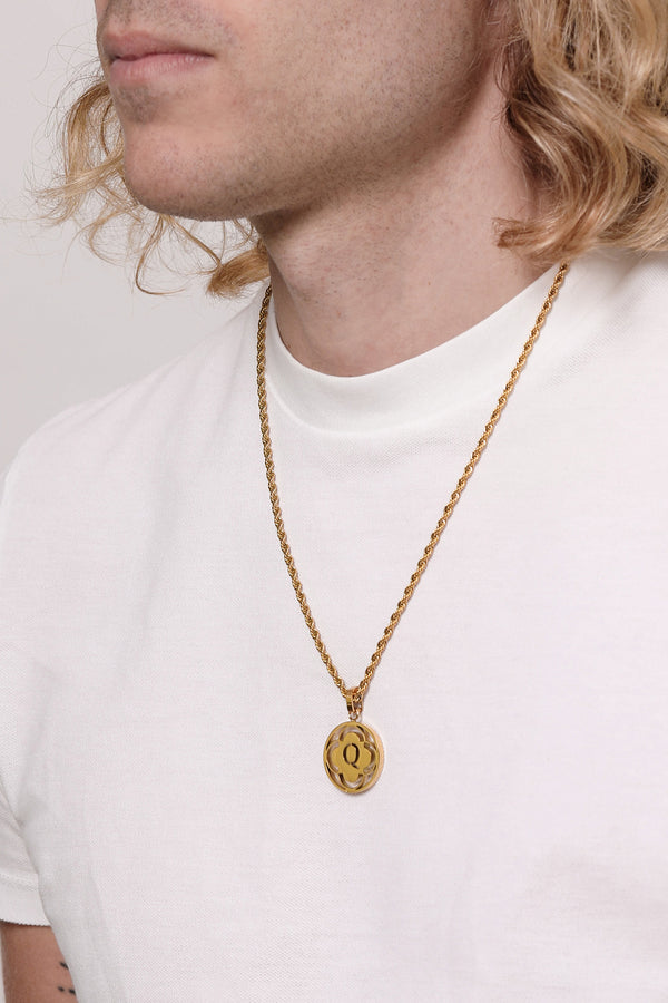 Carisma "Q" Carisma Logo Letter Pendant