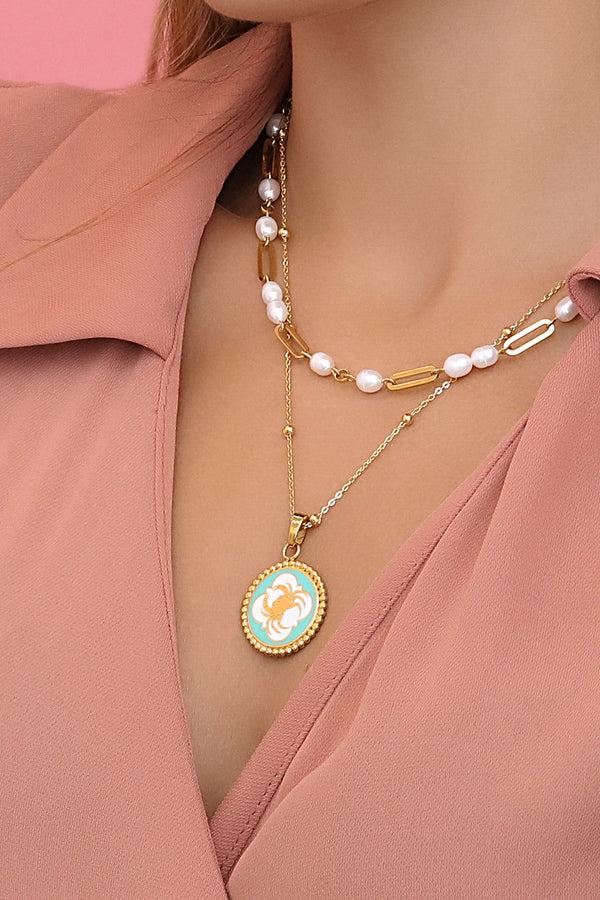 Carisma Qabru Enamel Pendant