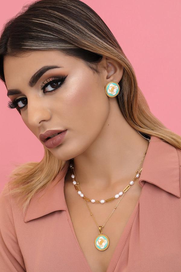 Carisma Qabru Enamel Pendant