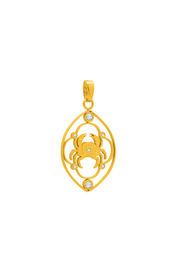 carisma Qabru Zirconia Hollow Pendant