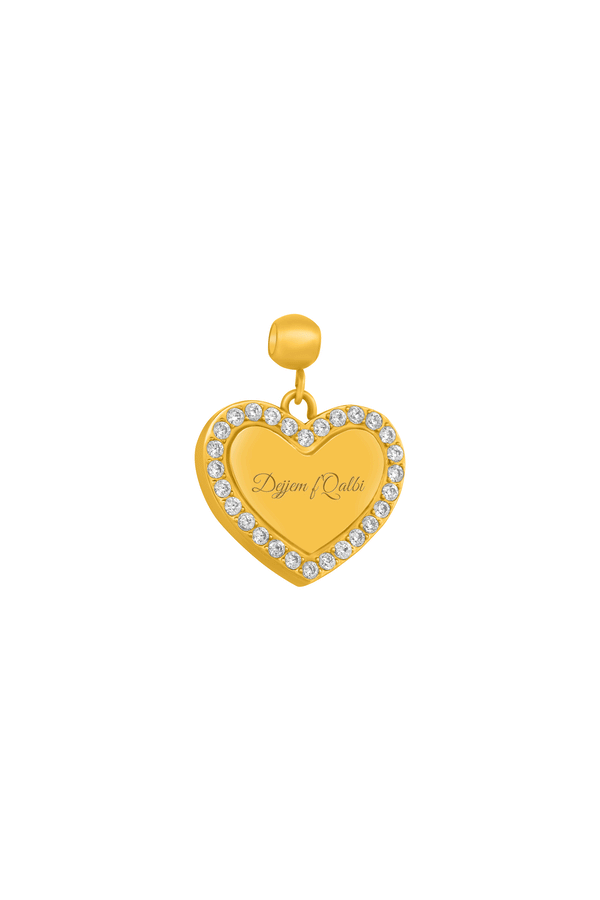 carisma Qalbi Halo Engravable Toggle Charm Pendant
