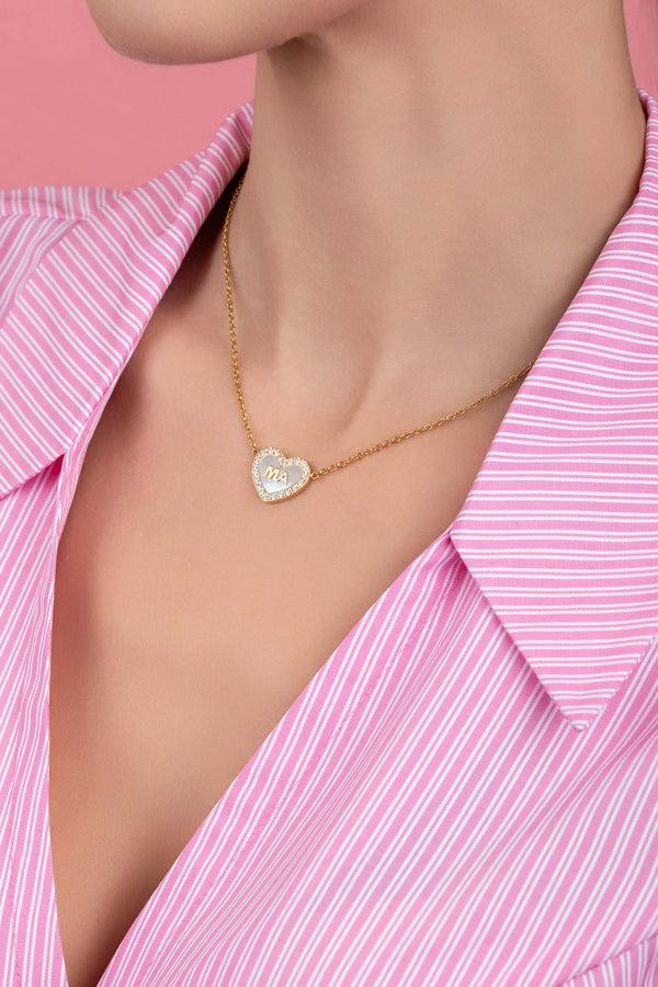 Carisma Qalbi ‘Ma’ Mother Of Pearl Necklace