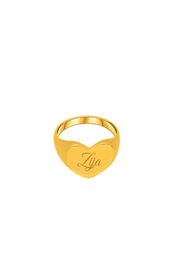 carisma Qalbi Mother's Day Signet Ring