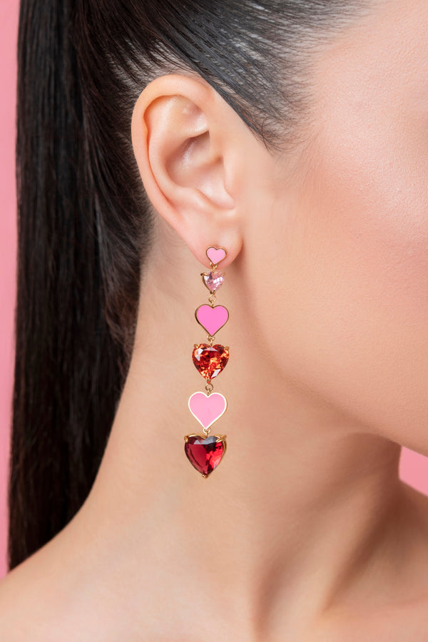 Carisma Qlub Drop Stud Earring Set