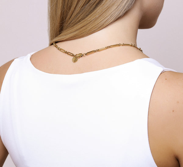 Carisma Rectangle Link Chain Necklace