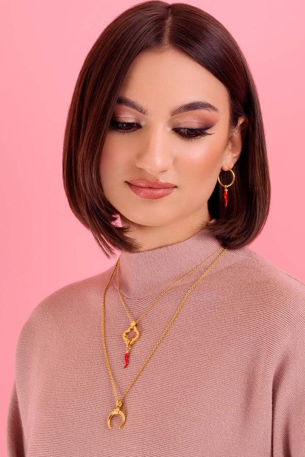 Carisma Red Chili Pepper Charm Pendant