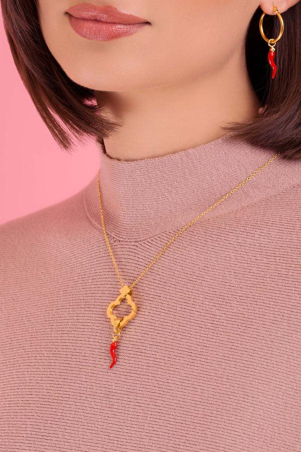 Carisma Red Chili Pepper Charm Pendant