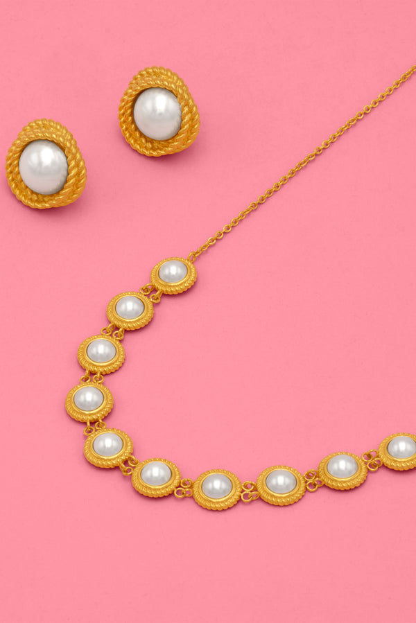 carisma Riviera Knots Choker & Stud Gift Set