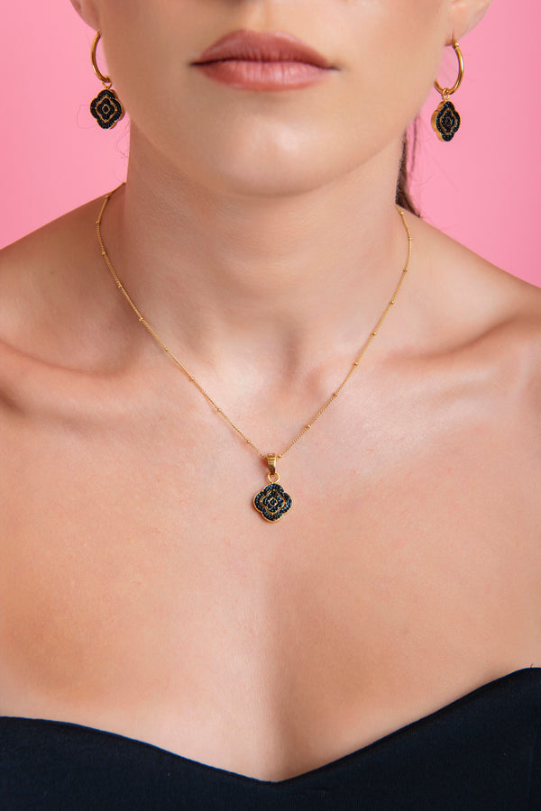 Carisma Rossi's Black Crystal Pendant