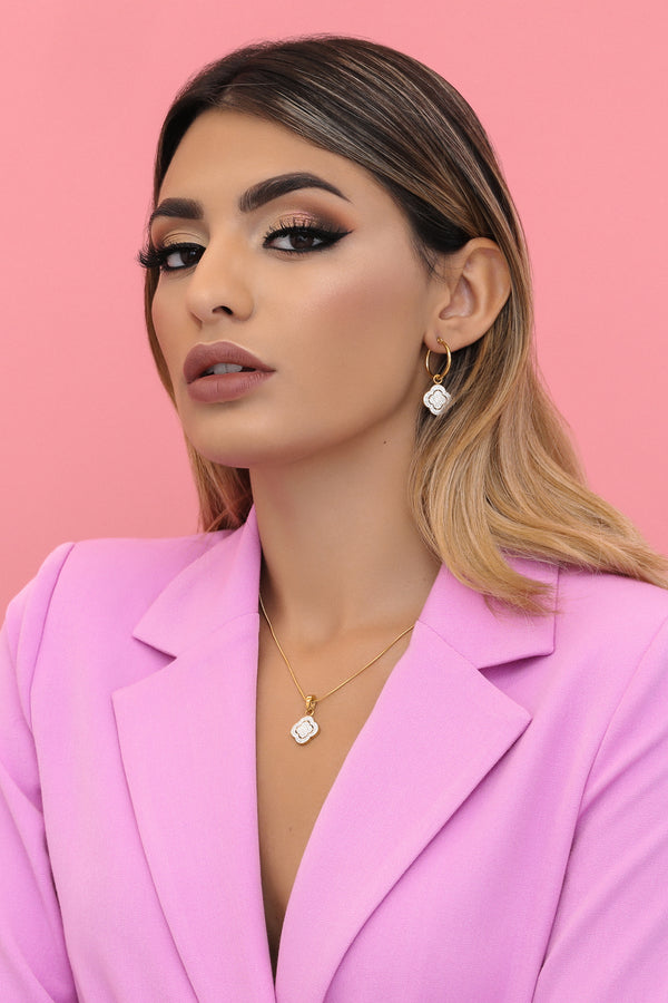 Carisma Rossi's Crystal Pendant & Earring Gift Set