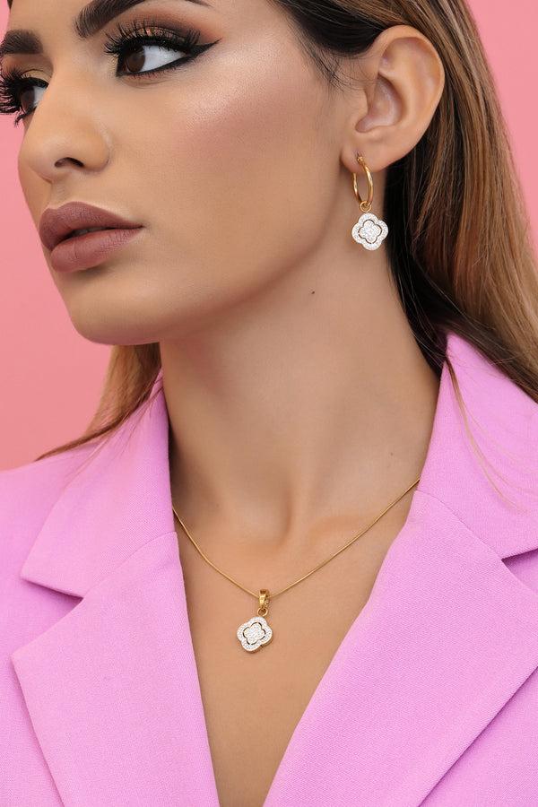 Carisma Rossi's Crystal Pendant & Earring Gift Set