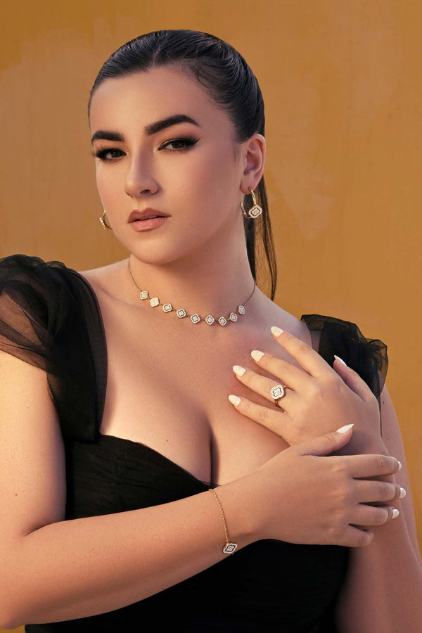 Carisma Rossi's Crystal Statement Choker