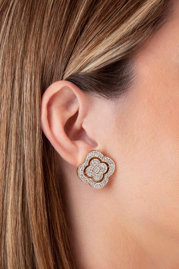 Carisma Rossi's Statement Crystal Stud Earring Set