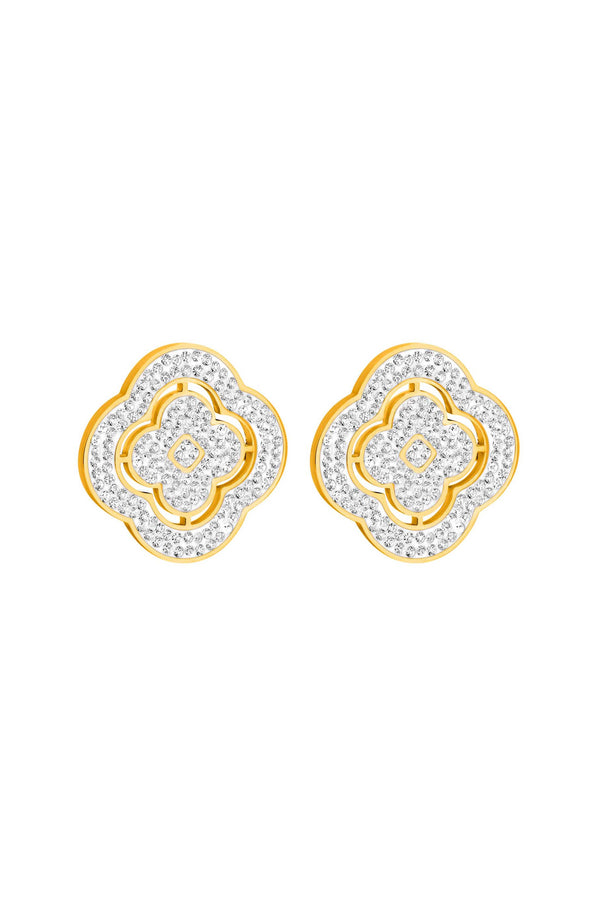 carisma Rossi's Statement Crystal Stud Earring Set