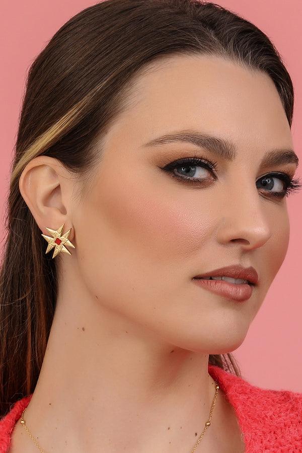 Carisma Carisma’s Eight Pointed Cross Stud Earring Set