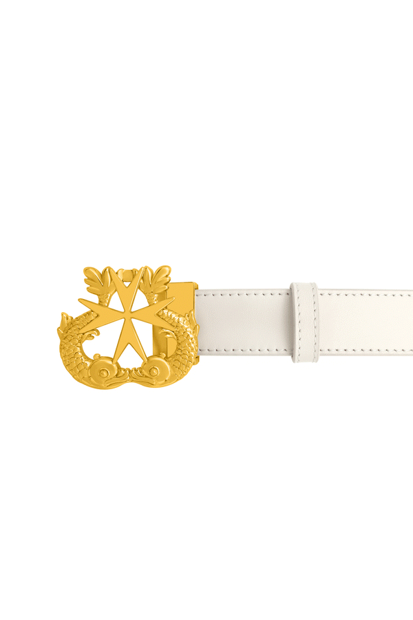 carisma Carisma's Ħabbata White & Merlot Reversible Belt