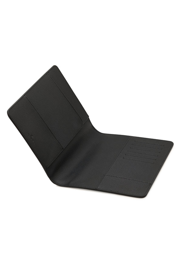 Carisma Carisma's Logo Embossed Leather Diary Cover - Pitch Black