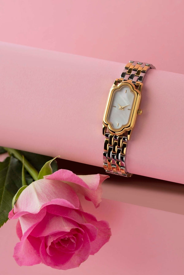 Carisma Carisma's Oblong Ivory Mother Of Pearl Watch