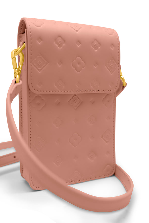 Carisma Samira's Pink Leather Cross Body Bag