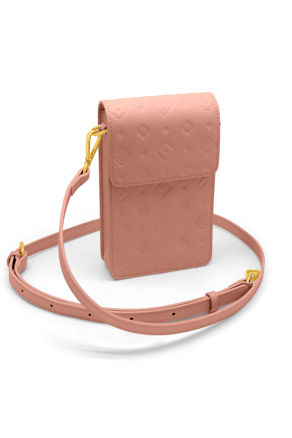 carisma Samira's Pink Leather Cross Body Bag