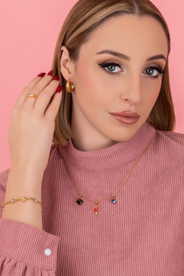 Carisma September Birthstone Toggle Charm Pendant