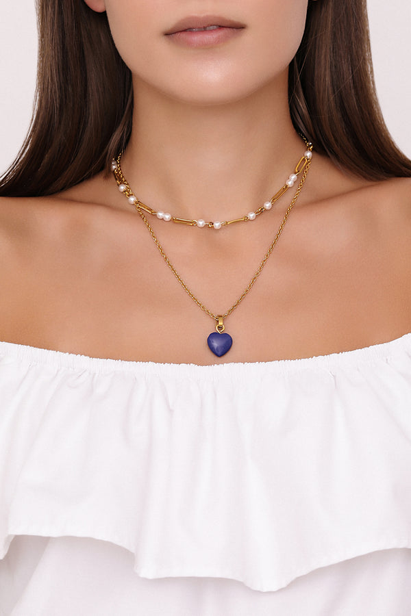 Carisma September Heart Birthstone Pendant