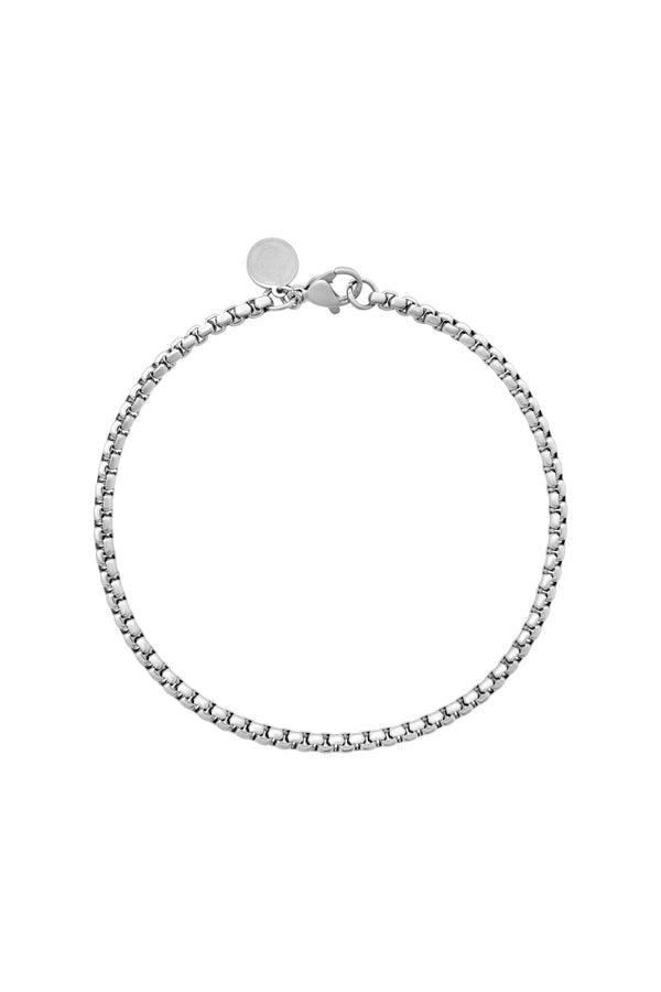 carisma Silver Box Chain Bracelet