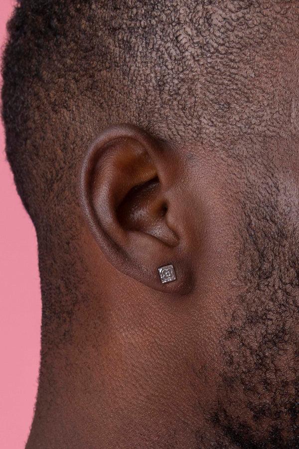 Carisma Silver Carisma Logo Stud Earring