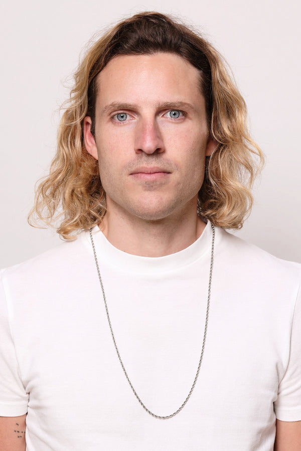 Carisma Silver Rope Chain Necklace