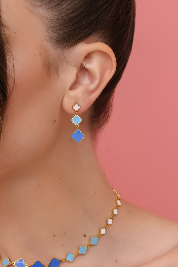 Carisma Sofia Drop Stud Earrings